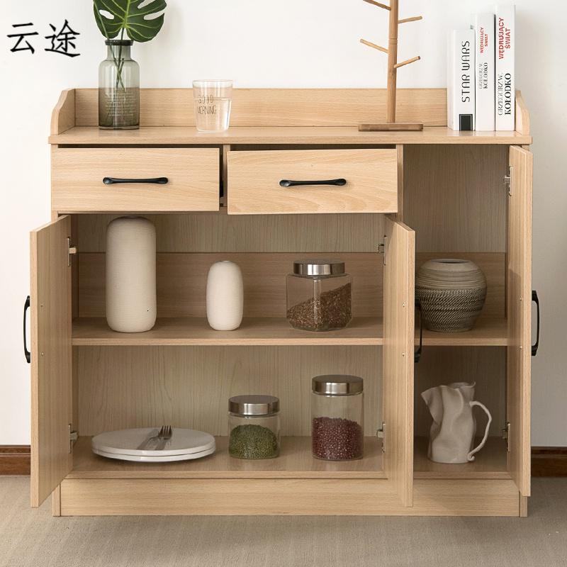 餐边柜碗柜茶水柜厨房橱柜大置物柜简约现代储物柜餐厅备餐柜定制