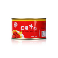 德丰红烧牛肉罐头105g*6/罐熟食午餐户外旅游即食快餐速食菜更换包装中新老包装随机发发货地合肥