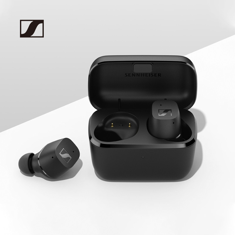 森海塞尔(Sennheiser)CX True Wireless真无线音乐耳机 蓝牙5.2 舒适佩戴 防水入耳式黑色