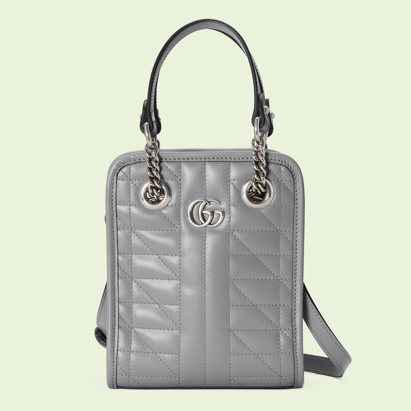 古驰gucci女士斜挎包ggmarmont系列奢侈品街拍时尚绗缝皮革女士手提包