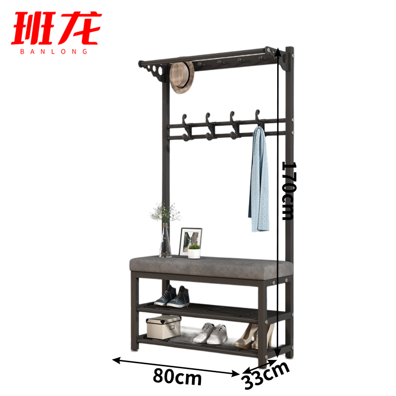 班龙衣帽架鞋凳B80个高清大图
