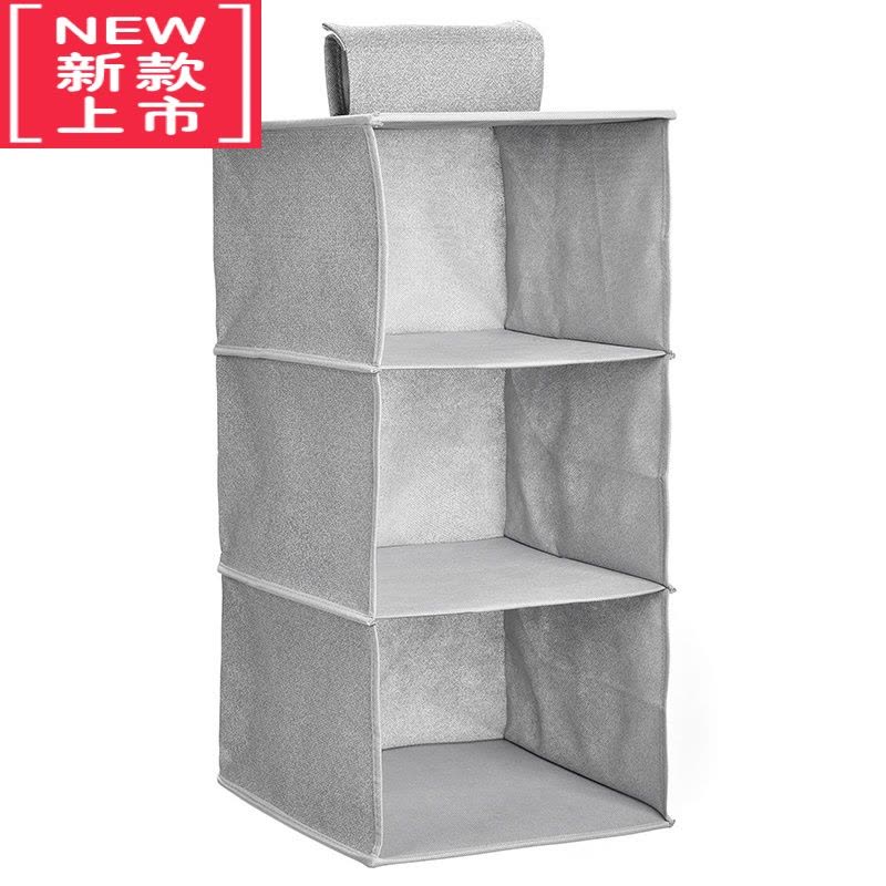 可莉允衣柜收纳袋挂袋寝室悬挂式棉麻布艺内衣衣服包包收纳多层抽屉式挂图片