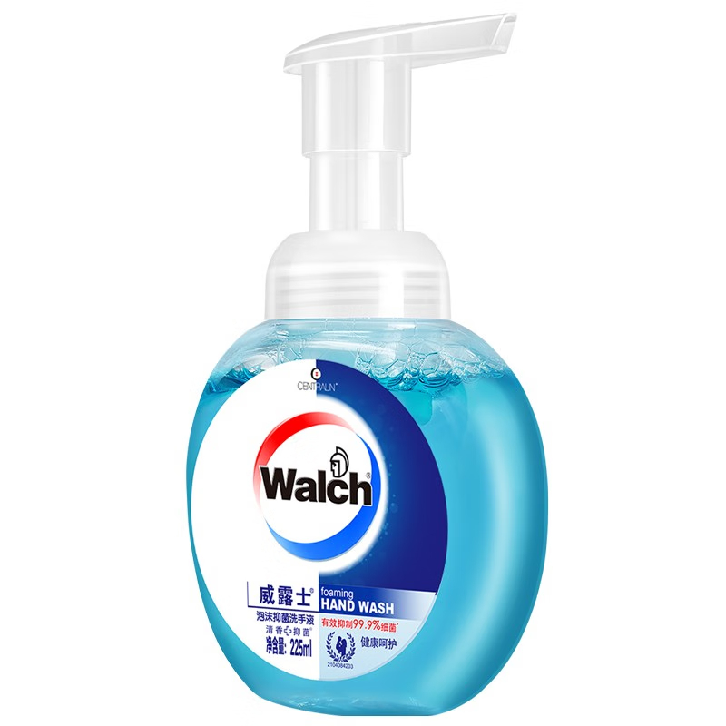 威露士 泡沫抑菌洗手液健康呵护225ml*2