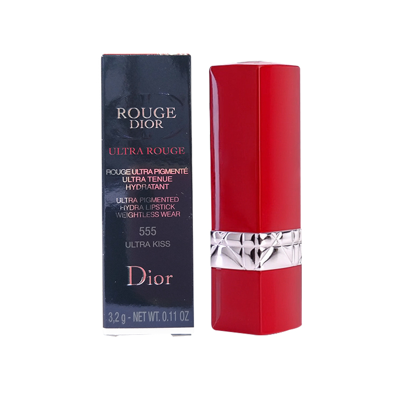 [国内专柜版]迪奥(Dior)烈艳蓝金挚红唇膏3.2g # 555