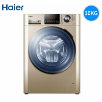 （送电机10年保修）海尔（Haier）G100868B12G 10公斤大容量 直驱变频 家用静音 全自动滚筒洗衣机