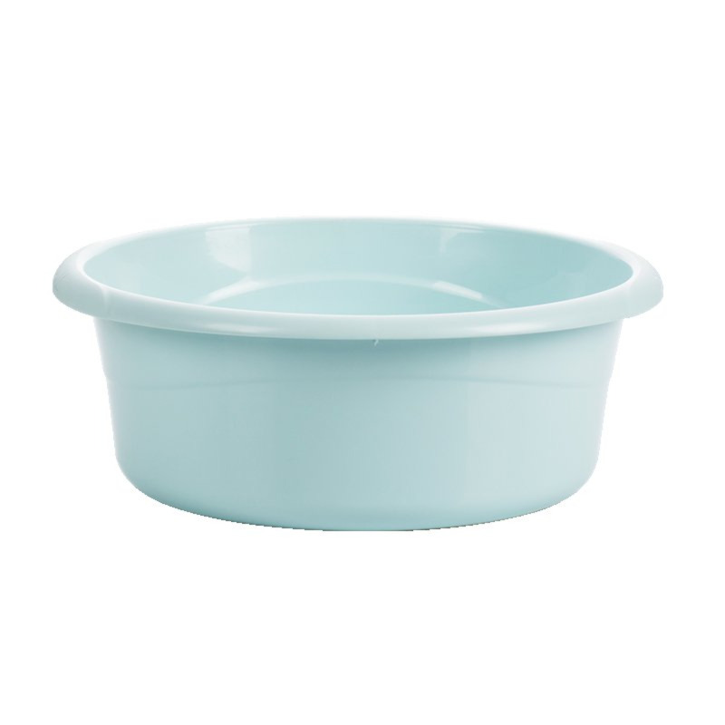 茶花(CHAHUA) 浴盆洗脚盆 33CM时尚通用盆蓝色03371K尺寸:Ø33*12.4