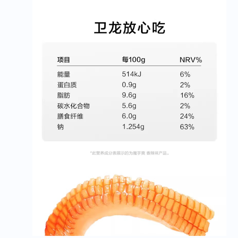 卫龙魔芋爽15g*40包素毛肚辣条素肉魔芋[香辣味+麻辣味]小包装吃货零食解馋小零食儿时休闲零食休闲食品小吃