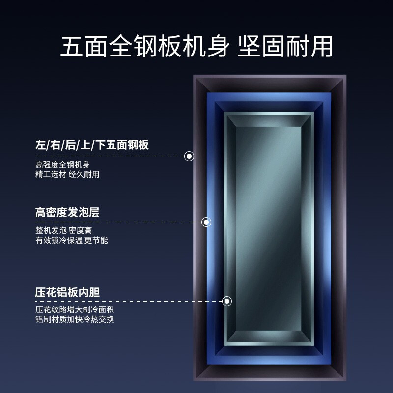 澳柯玛(AUCMA) SC-387 387升商用单门冷藏展示柜冰柜保鲜饮料柜啤酒柜超市立式冰箱冰柜饭店餐饮