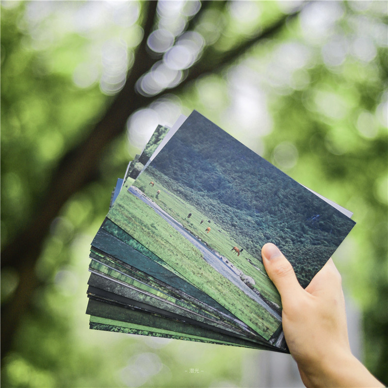 [正版]从你的全世界路过 摄影师@潜光28张摄影艺术作品纯净文艺稻城亚丁洗涤心灵 青春文艺小清新装饰贺卡文创产品 浙江高清大图