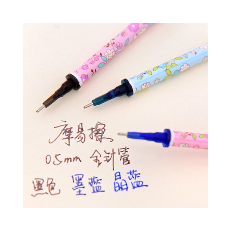 摩易擦笔芯可擦笔芯小学生中性笔黑蓝0.5魔力擦热磨摩可擦笔替芯