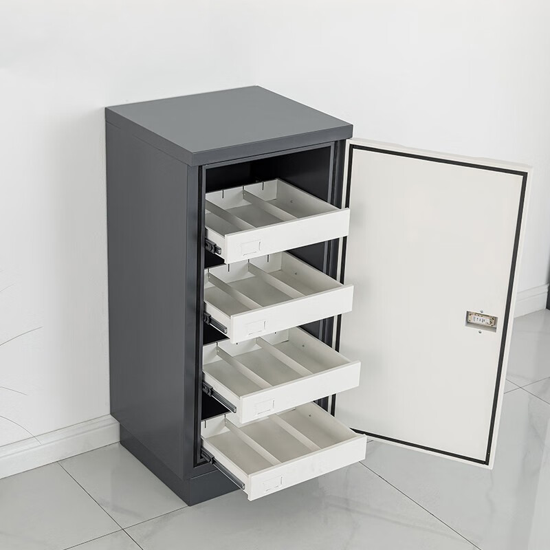 合祥源 防磁柜四抽 含机械密码锁 525*480*1100mm QX-WJG88 组高清大图