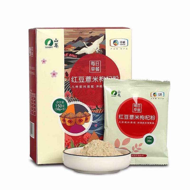 中粮山萃红豆薏米枸杞粉150克(30g*5)*2盒