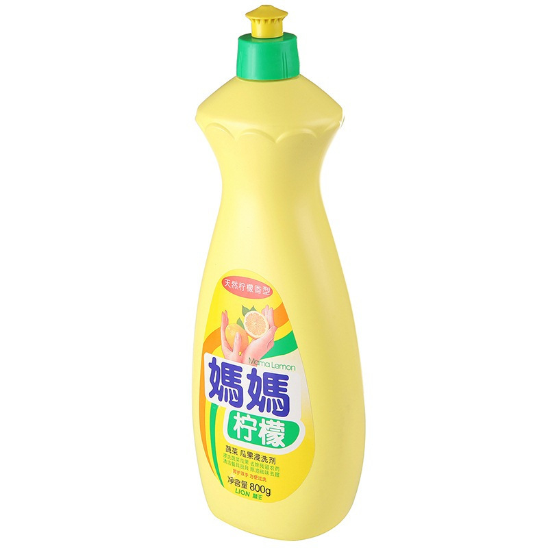 狮王 妈妈柠檬 天然香型 800g 瓜果蔬菜清洗剂 600134 (单位:瓶)