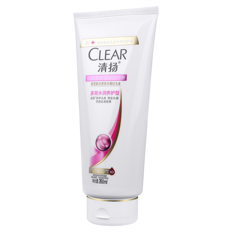 清扬(CLEAR)女士头皮养护润发精华素 多效水润养护型350g护发素/乳 深层修护[联合利华]