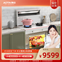 奥田 AOTIN 集成灶 蒸烤一体集成灶 24H智能预约 烟灶联动 8种烹饪模式 ZKT5非语音白色液化气