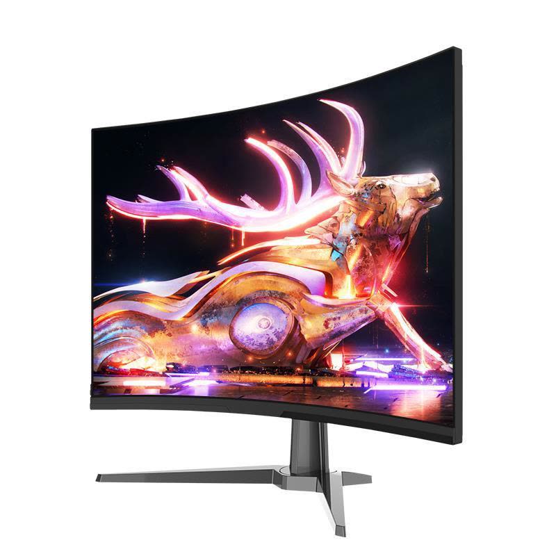 黑色32曲面2k144黑色 标配|全新32英寸144hz台式电脑显示器高清2k曲面电竞游戏高端屏T9图片