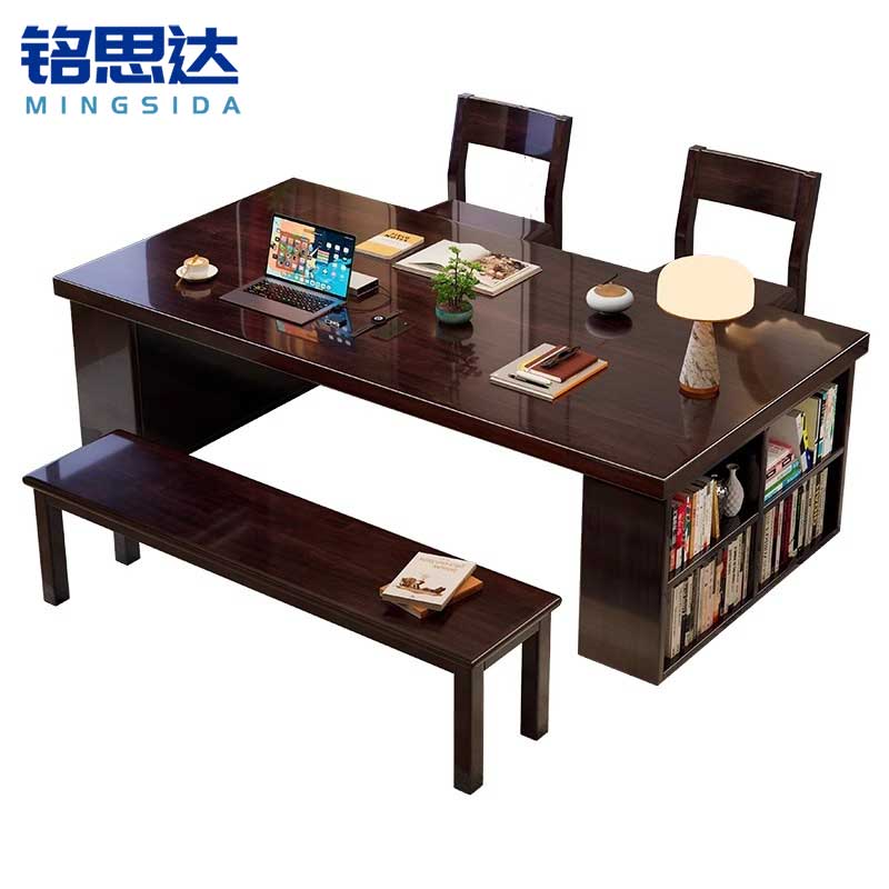 铭 思达 实木 长条桌高清大图