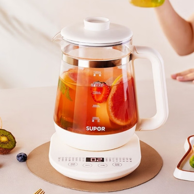苏泊尔(SUPOR)养生壶煮茶器 SW-15YJ11B 1.5L(单位:台)高清大图