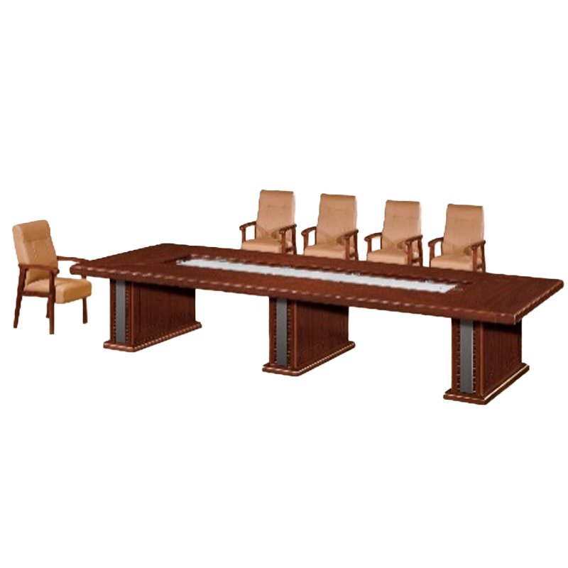 大央会议桌H-5948 4800W*1800D*760H办公家具会议桌长方形大型长桌简约现代会议室洽谈桌高清大图