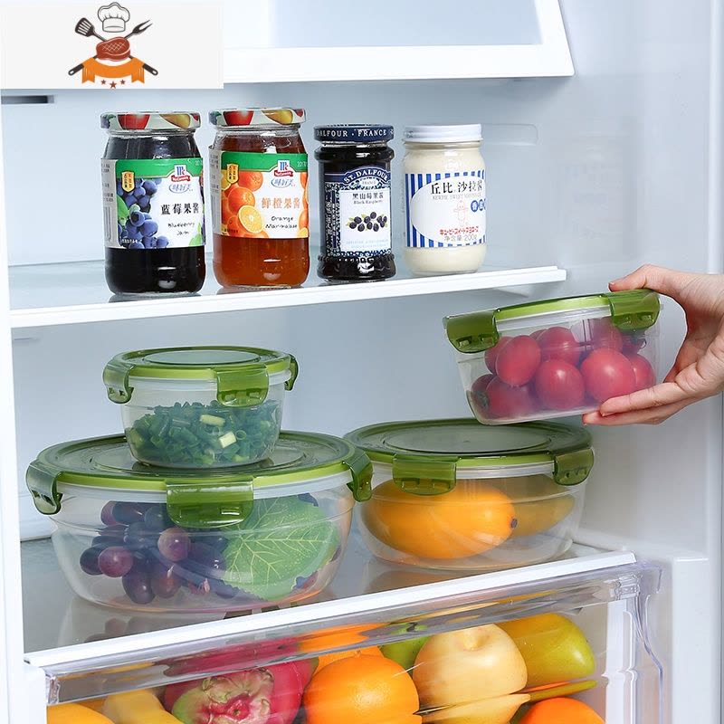 敬平保鲜盒冰箱专用饭盒微波炉可加热上班族学生带饭塑料便当盒水果盒图片