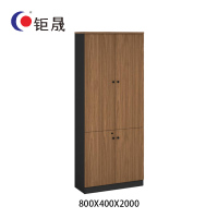 钜晟办公家具文件柜全木门书柜储物柜 800*400*2000 SH-05W0801