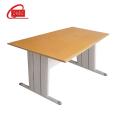 DXBG图书室阅览桌工作桌2000*1000mm橘黄色台面（不含椅）【工厂现做 7天内发货】