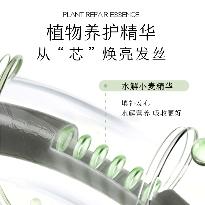 章华丝精小麦精华润发焗油烫染修护型发膜500ml高清大图