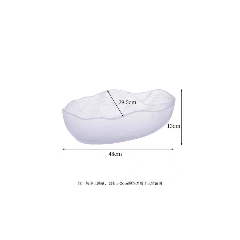 磨砂创意刺身盘 大号高清大图