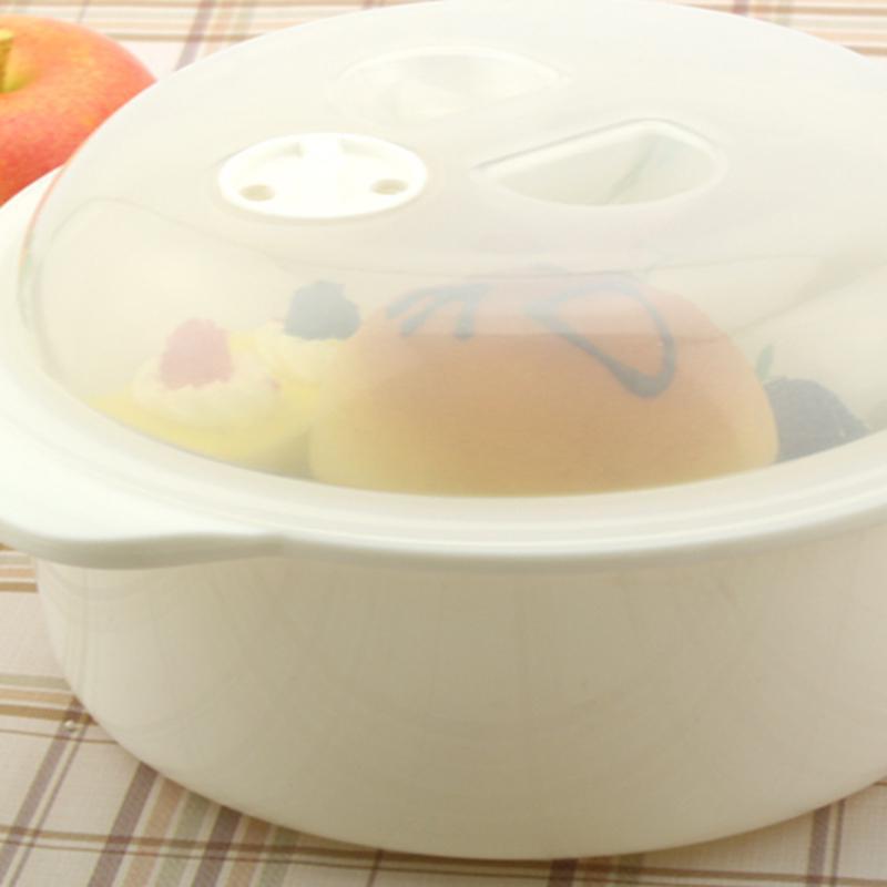 家用大号饭盒创意微波炉用蒸饭煲大号1500ML蒸饭锅加热用器皿