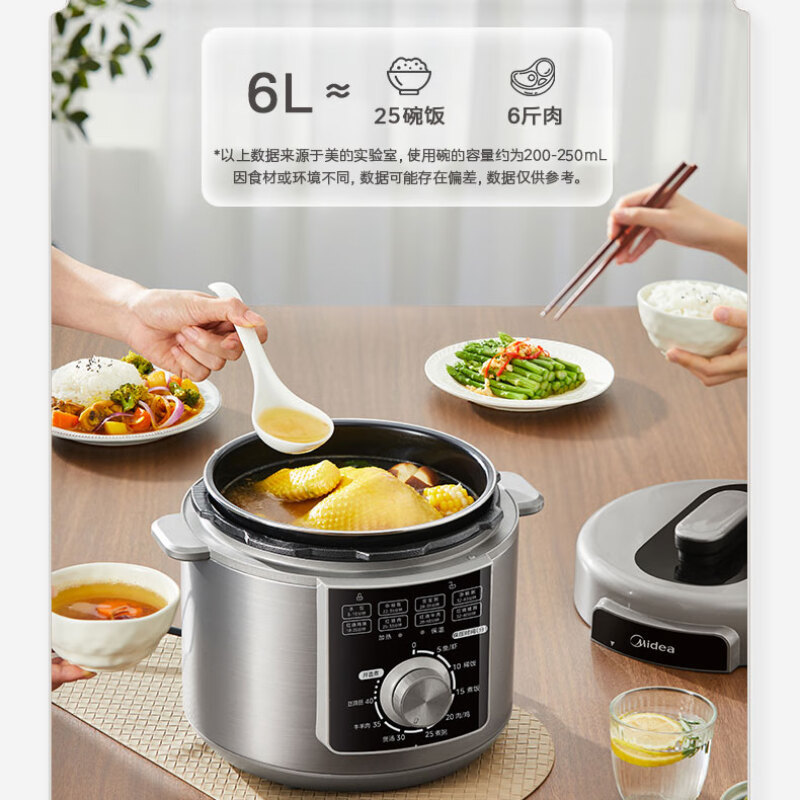 美的Midea 电压力锅 E6329高清大图