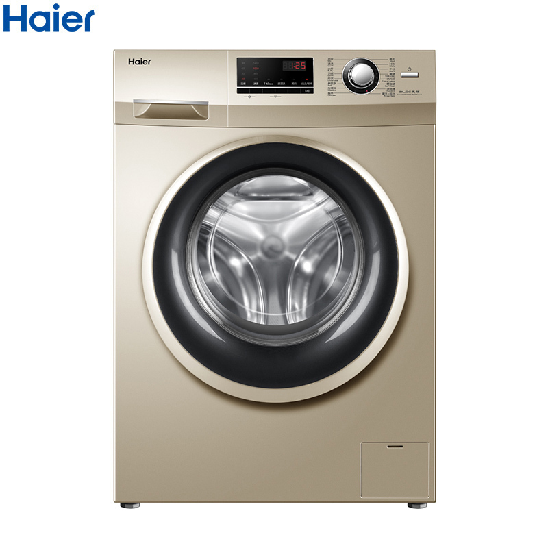 海尔(Haier)EG100BKX12639GU1 10公斤大容量 变频全自动家用滚筒洗衣机 高温煮洗 中途添衣 宽水压