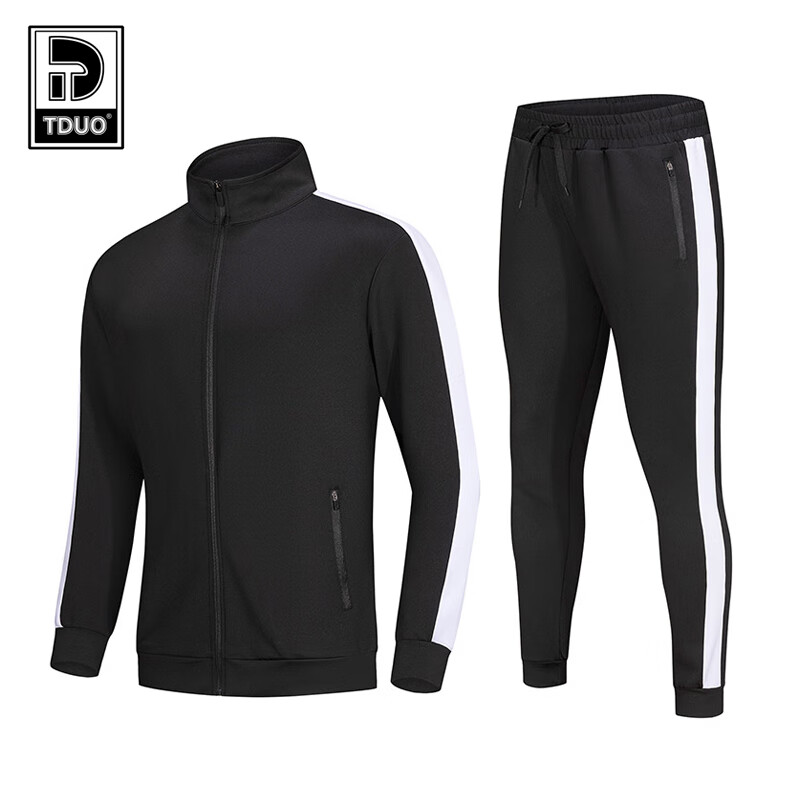 Tduo运动长袖套装 J4 套 黑色 L