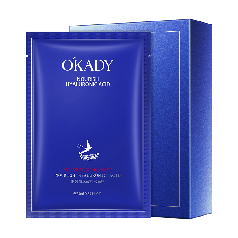 OKADY 燕窝玻尿酸补水面膜10片