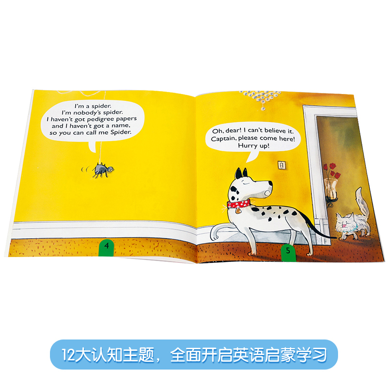 [正版]幼儿英语启蒙有声绘本全12册 分级阅读 边听边学 2-3-4-5岁 英语启蒙 帮助记忆 快乐学习高清大图