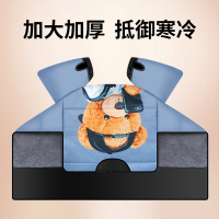 电动车挡风被冬季加绒加厚冬款加宽加大电瓶摩托车秋冬款防水冬天