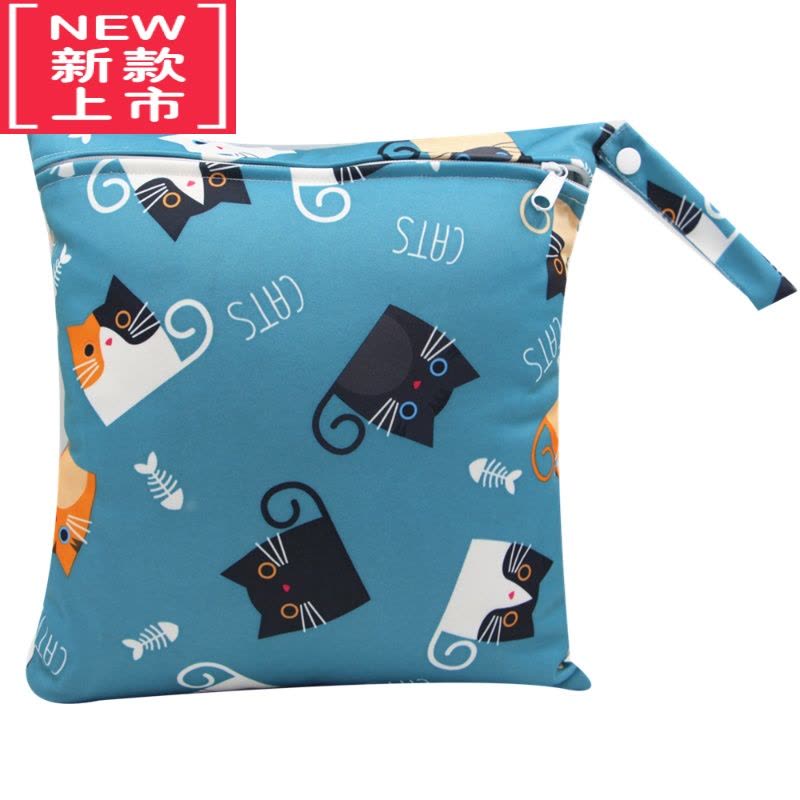 可莉允宝宝防水婴儿挂袋尿布袋尿不湿外出收纳包婴儿床衣服尿片便携袋子图片