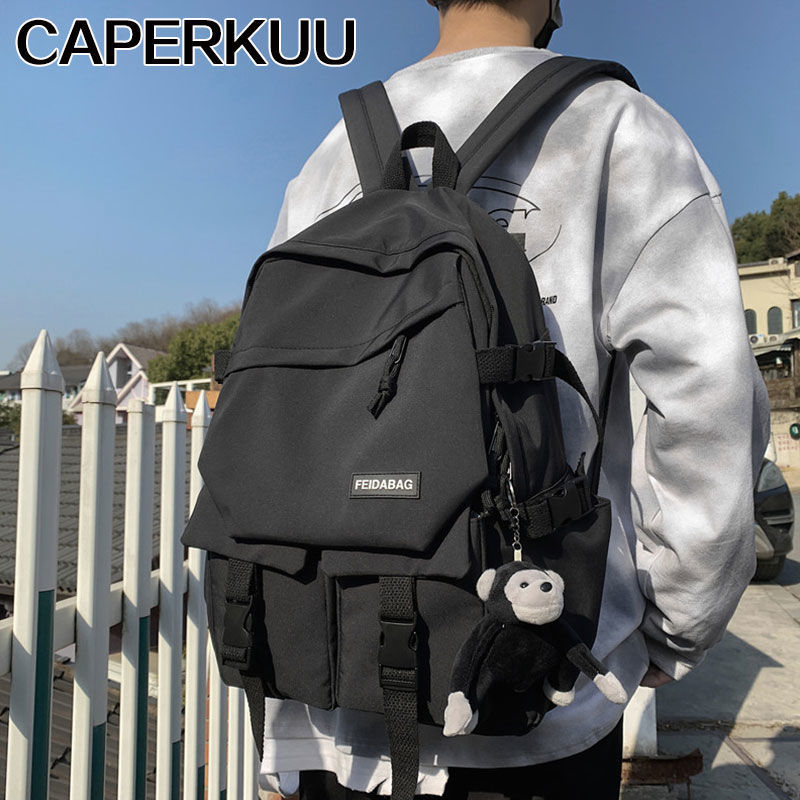 书包男韩版高中学生潮双肩包女大容量ins旅行电脑背包