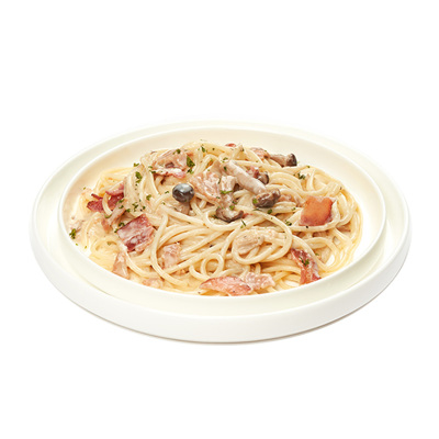 空刻 奶油培根意大利面拌面家用方便速食意粉通心粉肉酱