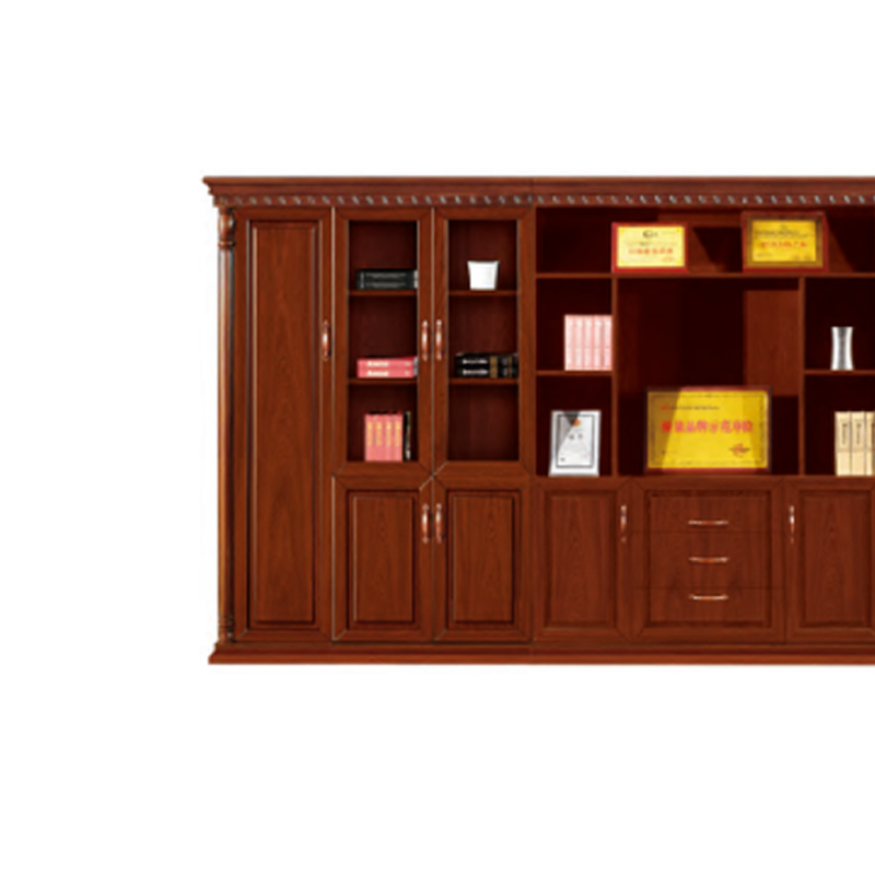 大央文件柜S3F-10 4580W*500D*2200H 书架落地置物架客厅家用靠墙收纳柜子储物柜办公室文件柜简易书高清大图