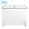 [大容积囤货]美的(Midea)220升冰柜 双温冷柜 冷藏冷冻 家商两用冰柜 节能冰柜 BCD-220VM(E)