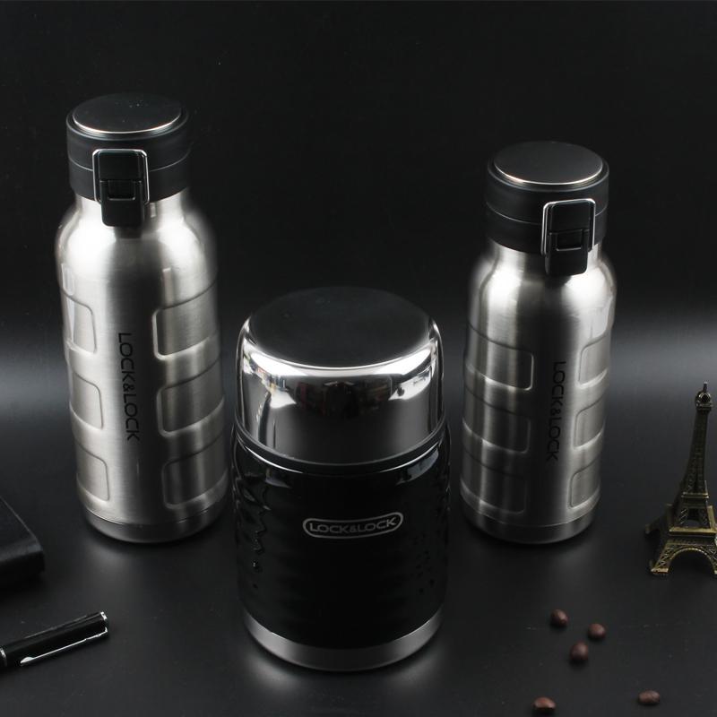 乐扣乐扣 LHC4141SLV 个性便携保温杯 保温保冷 470ml(一个装)