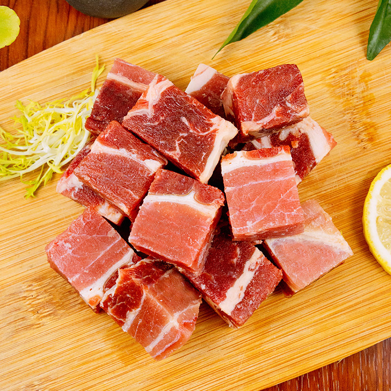 中粮家佳康(JOYCOME)阿根廷进口牛腩块 冷冻排酸牛肉1000g