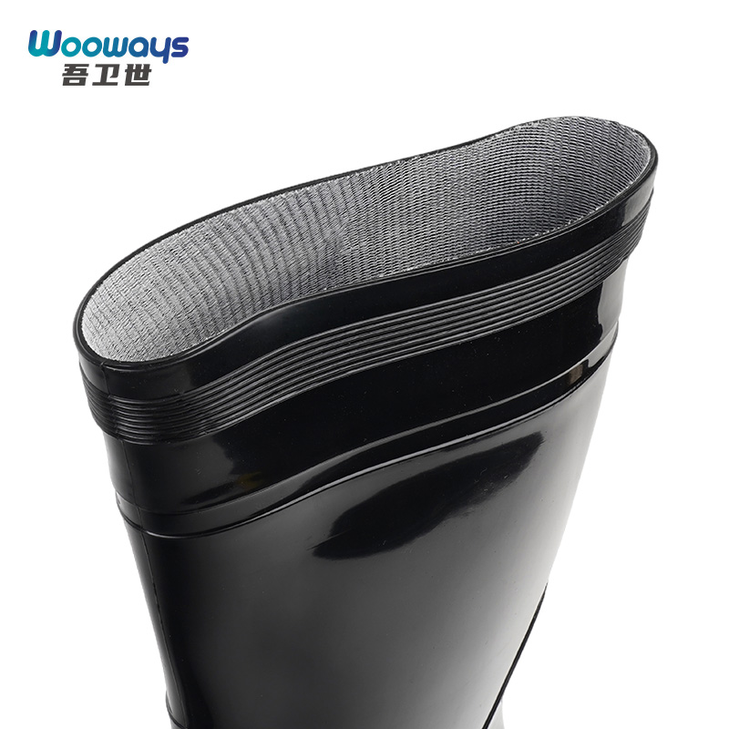 吾卫世 雨鞋 高筒款 双高清大图