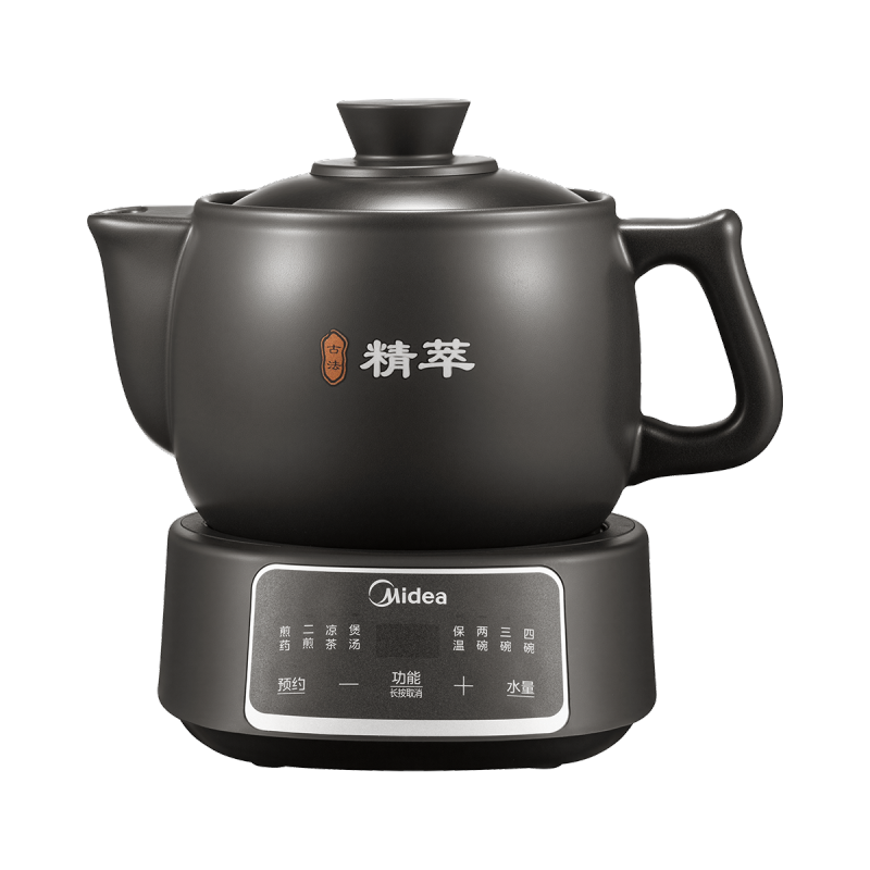 美的(Midea)智能煎药壶中药锅中药壶煎药壶熬中药药罐全自动煎药养生壶家用大容量分体式陶瓷养生壶 MD-JYC3060