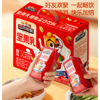 三只松鼠低糖高钙坚果乳植物蛋白核桃乳年货送礼杏仁健康早餐奶 礼盒装 低糖高钙坚果乳205ml*8盒