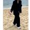浅川酒一西装套装女春秋季韩版气质灯芯绒2021年新款休闲西服外套