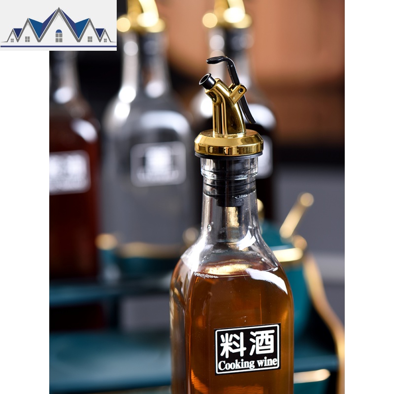 北欧轻奢调料盒套装陶瓷调味料罐架油瓶壶盐罐玻璃厨房用品收纳架 三维工匠收纳盒高清大图
