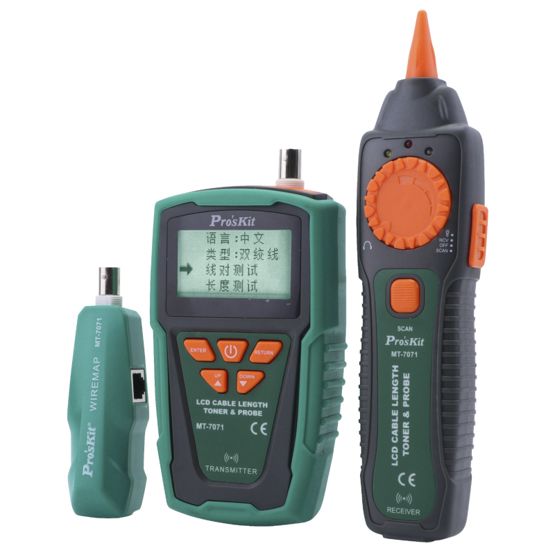 台湾宝工 MT-7071 LCD音频网络线长寻线仪
