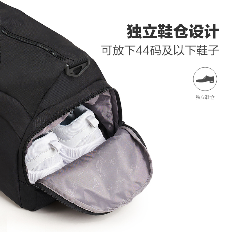 爱华仕行李包女轻便大容量帆布运动健身包轻便待产收纳旅行手提袋