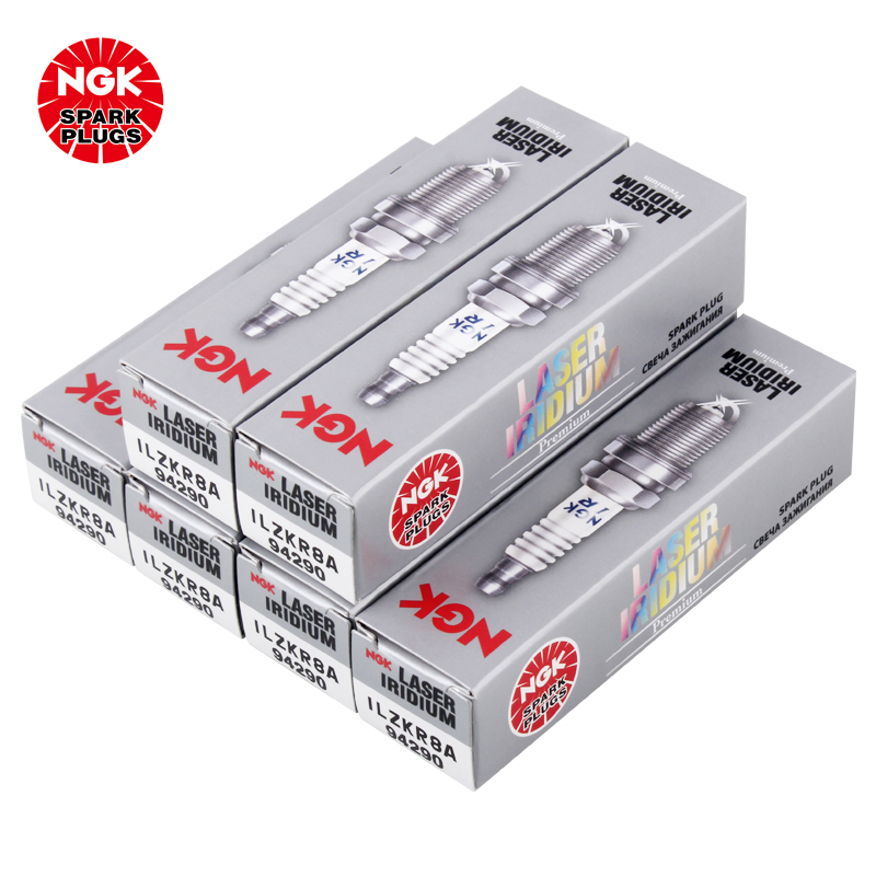 NGK 铱铂金火花塞 ILTR6J11 94202 六支装 红旗H7